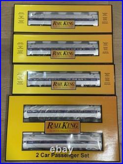 MTH RailKing Amtrak Amfleet 5-Car Passenger Set O Gauge #30-4204 #30-6520