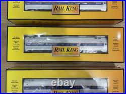 MTH RailKing Amtrak Amfleet 5-Car Passenger Set O Gauge #30-4204 #30-6520