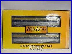 MTH RailKing Delaware & Hudson 2-Car Passenger Set O Gauge 30-67451 LNIB
