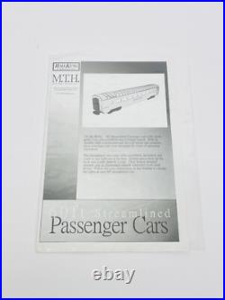 MTH RailKing Milwaukee Road 60' Streamlined 4 Car Passenger Set 30-67194 New