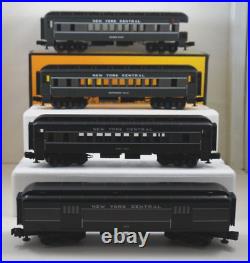 MTH RailKing NEW YORK CENTRAL O Scale 4-Car Madison Passenger Set 30-6256