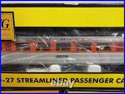 MTH RailKing New Haven O-27 5-Car Train Passenger Set 30-6132 30-4115 LNIB B3