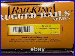 MTH RailKing New Haven O-27 5-Car Train Passenger Set 30-6132 30-4115 LNIB B3
