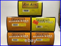 MTH RailKing New Haven O-27 5-Car Train Passenger Set 30-6132 30-4115 LNIB B3