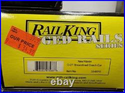 MTH RailKing New Haven O-27 5-Car Train Passenger Set 30-6132 30-4115 LNIB B3