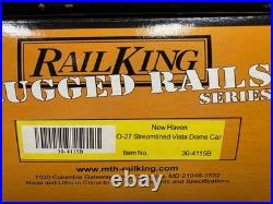 MTH RailKing New Haven O-27 5-Car Train Passenger Set 30-6132 30-4115 LNIB B3