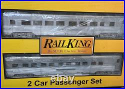 MTH Rail King 30-67938 READING 60' SLEEPER/COACH 2-CAR PASSENGER Set O-Gauge MTH Rail King 30-67938 READING 60' SLEEPER/COACH 2-CAR PASSENGER Set O-Gauge