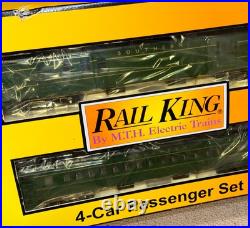 MTH Rail King 30-6934 SOUTHERN 60' MADISON Passenger 4-CAR Set O-Gauge Railking