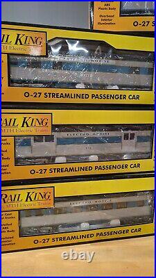 MTH Rail King Electro Motive 7 Car Passenger Set 30-6112 30-6143 30-6128