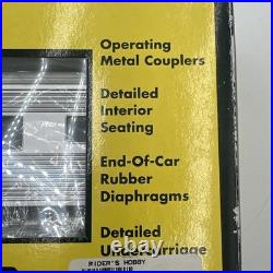 MTH Rail King O Gauge Empire State Express 4-Car Streamlined Passenger Set NOS