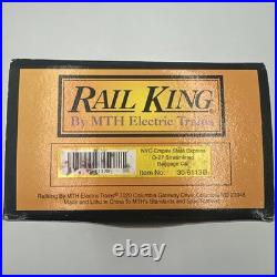 MTH Rail King O Gauge Empire State Express 4-Car Streamlined Passenger Set NOS