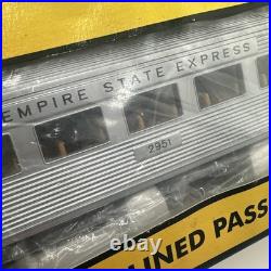 MTH Rail King O Gauge Empire State Express 4-Car Streamlined Passenger Set NOS