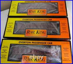 MTH Rail King Pennsylvania Overton Passenger O Gauge 3 Car SET 30-6415 C