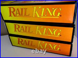 MTH Rail King Pennsylvania Overton Passenger O Gauge 3 Car SET 30-6415 C