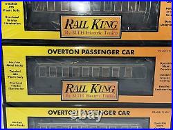 MTH Railking 30-6405 B-D Wanderer 3-Car Overton Coach Passenger Set New O Sealed