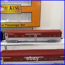 MTH Railking 30-6708 Rock Island 4-Car 60' Streamlined Passenger Set O Used