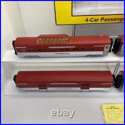 MTH Railking 30-6708 Rock Island 4-Car 60' Streamlined Passenger Set O Used