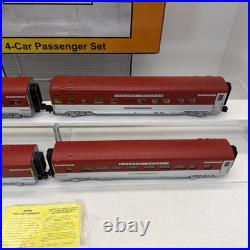 MTH Railking 30-6708 Rock Island 4-Car 60' Streamlined Passenger Set O Used