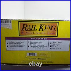MTH Railking 30-6708 Rock Island 4-Car 60' Streamlined Passenger Set O Used