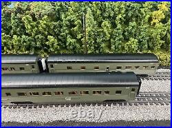 MTH Railking Pittsburgh & Lake Erie 4-Car Streamlined Passenger Set 30-67141