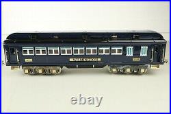 MTH Standard Gauge Tinplate Baltimore & Ohio Blue Comet 4 Car Passenger Set