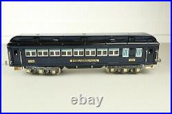 MTH Standard Gauge Tinplate Baltimore & Ohio Blue Comet 4 Car Passenger Set