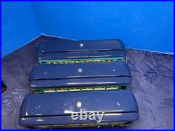MTH Standard Gauge Tinplate Blue 300 Series 3-Car Passenger Set