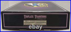 MTH TINPLATE O-GAUGE 10-1064 BLUE COMET WithNICKEL TRIM 4-CAR PASSENGER SET LNIB