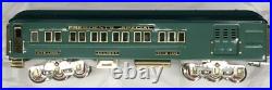 MTH Tinplate 10-1122P Flyer Presidential 2-Tone Blue 4 car Passenger Set