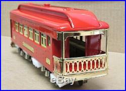 MTH Tinplate 10-8016 Red 3-Car 710 Series Passenger Set O-Gauge NIB