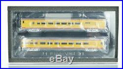 MTH Union Pacific Streamlined Combine/Observation Passenger 2 car set HO scale