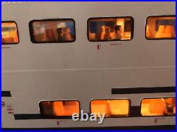 MTH premier 20-65204 Metrolink 4 Car Bombardier Passenger Car Set