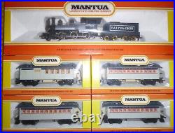 Mantua Mogul 7 passenger car set MINT LH