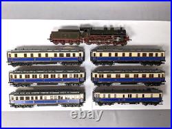 Marklin #2881 Kaiser Wilhelm II H. O. Steam Loco & Tender-6 Passenger Car Set C10