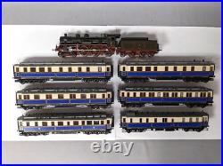 Marklin #2881 Kaiser Wilhelm II H. O. Steam Loco & Tender-6 Passenger Car Set C10