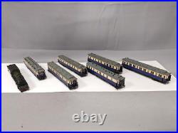 Marklin #2881 Kaiser Wilhelm II H. O. Steam Loco & Tender-6 Passenger Car Set C10