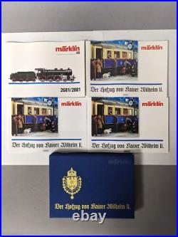 Marklin #2881 Kaiser Wilhelm II H. O. Steam Loco & Tender-6 Passenger Car Set C10
