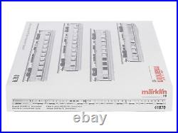 Marklin 41870 HO Scale INOX PBA TEE 4-Car Passenger Set EX/Box