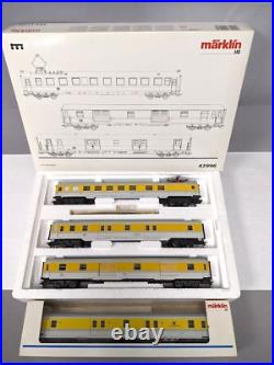 Marklin #42996 #4279 German DB H. O. 4 Car Passenger Set Original Box C-10