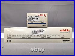 Marklin #42996 #4279 German DB H. O. 4 Car Passenger Set Original Box C-10