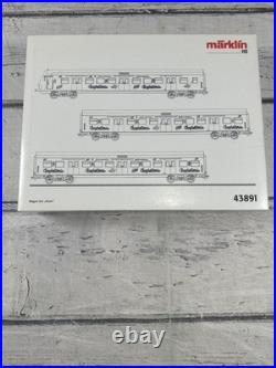 Marklin HO 43891 Knorr 3 Car Passenger Set Open Box Excellent Trains