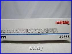 Marklin HO Scale Hell's Valley German State Passenger Car Set of 4 NOS 42353