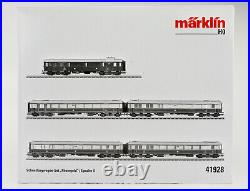 Marklin Ho Scale 41928 Rheingold Passenger Car Set