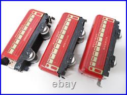 Marx 575 Mechanical Passenger Set Red CV Loco Boxed Prewar O gauge X7671