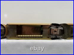 Marx M10000 Tin Union Pacific Articulated Passenger Set Yellow & Cream with2 cars