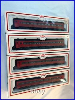Model Power HO Scale Budd Passenger Cars, Pennsylvania (Set of 4) FREE SHIPPING