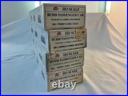 Model Power HO Scale Budd Passenger Cars, Pennsylvania (Set of 4) FREE SHIPPING