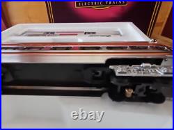 Mth 20-6021 Santa Fe Red Stripe 60' Aluminum Passenger Train 4 Car Set O Exc