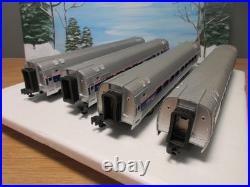 Mth 20-6531 Amtrak Northwest Corridor 4 Car Amfleet Passenger Set O. B. C-8