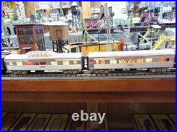 Mth 30-6133b, C, D, E, 30-6134 Reading Streamlined 5 Car Passenger Set Railking 027